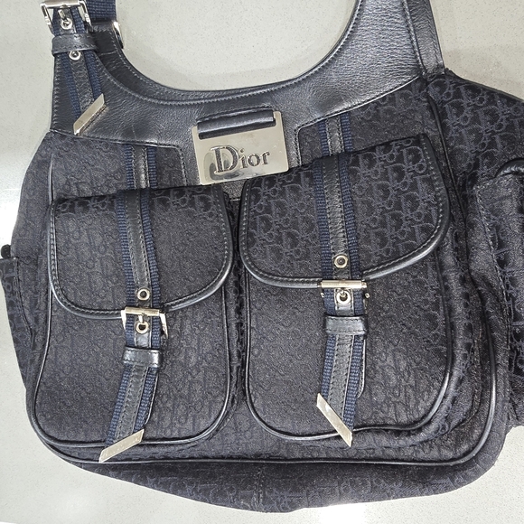 Authentic CHRISTIAN DIOR Vintage Tote Handbag - Picture 11 of 12